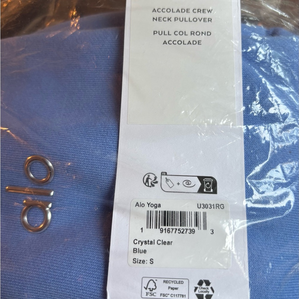 NWT ALO Yoga Accolade Crewneck - Picture 4 of 6